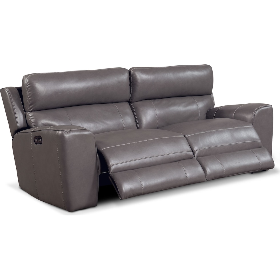 newport gray sofa   