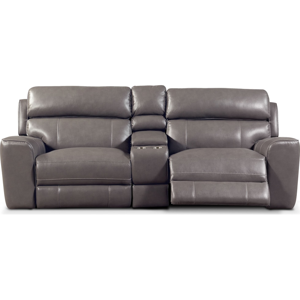 newport gray sofa   