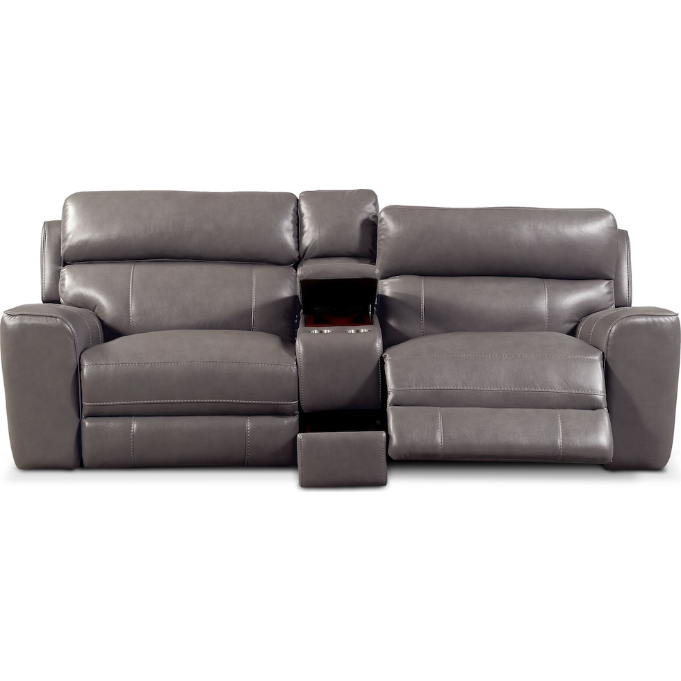 newport gray sofa   