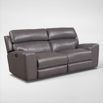 newport gray sofa   