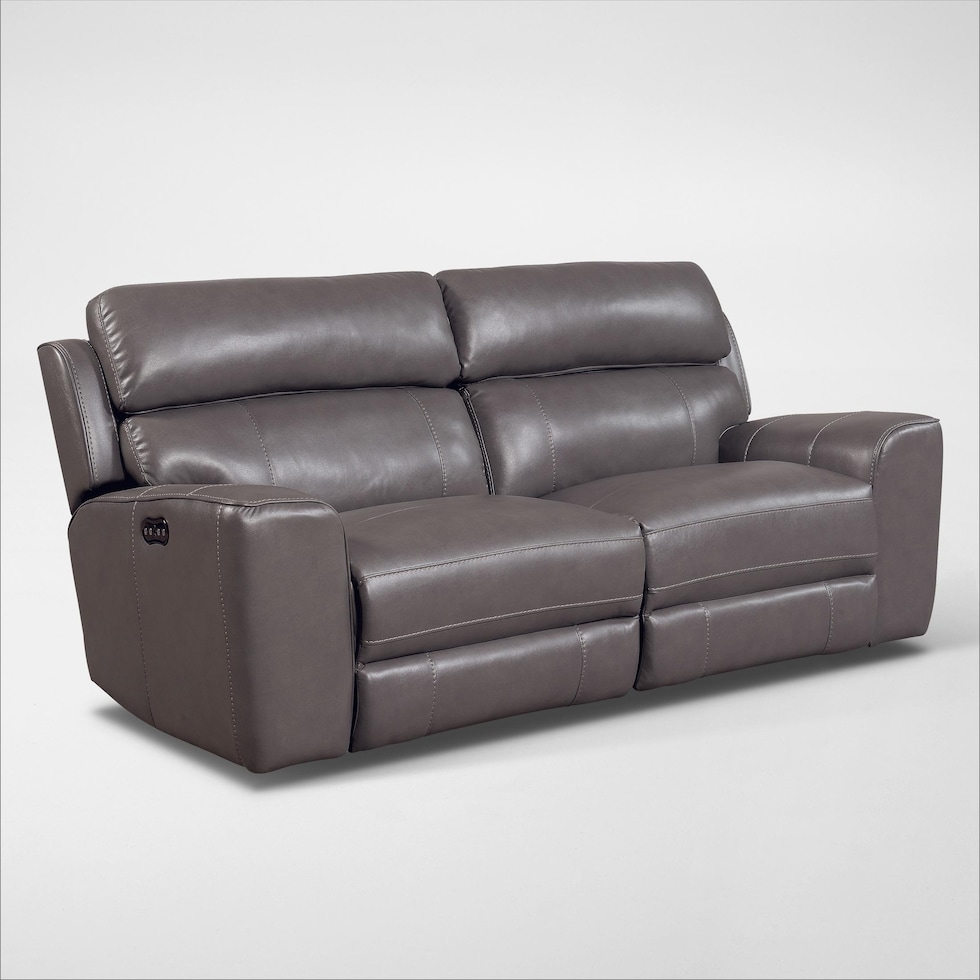 newport gray sofa   