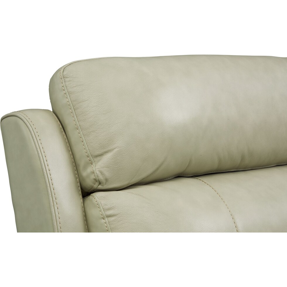 newport white  pc power reclining sofa   