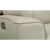 newport white power reclining sectional   