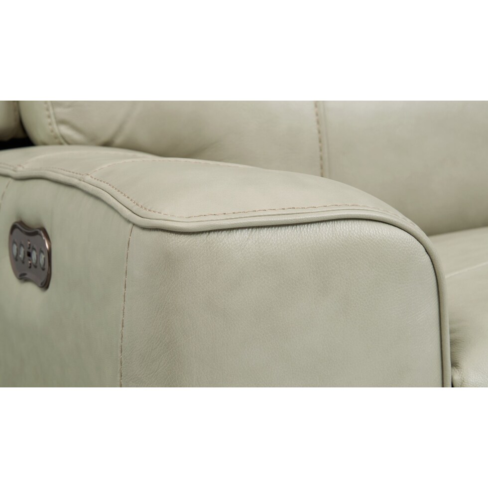 newport white sectional   