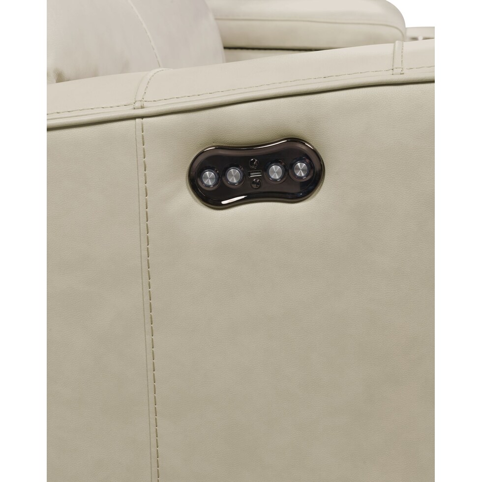 newport white sectional   