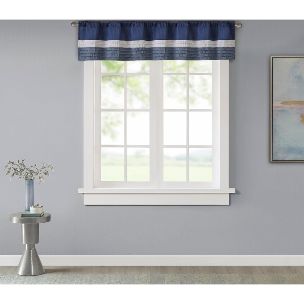 niagara blue window valence   