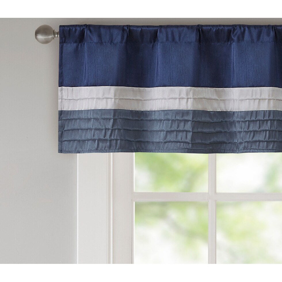 niagara blue window valence   