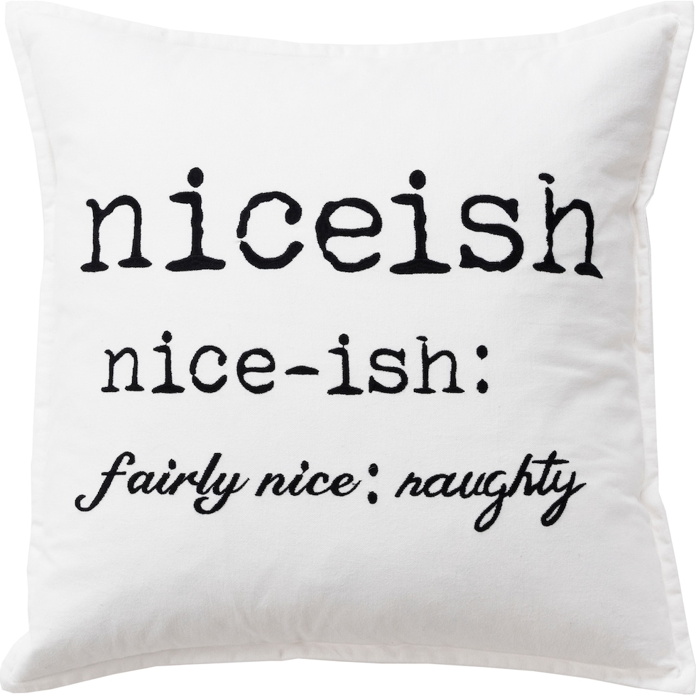 niceish ivory accent pillow   