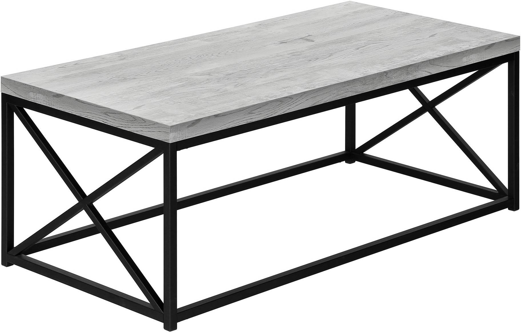 Nicholas Coffee Table Gray/Black American Signature Furniture