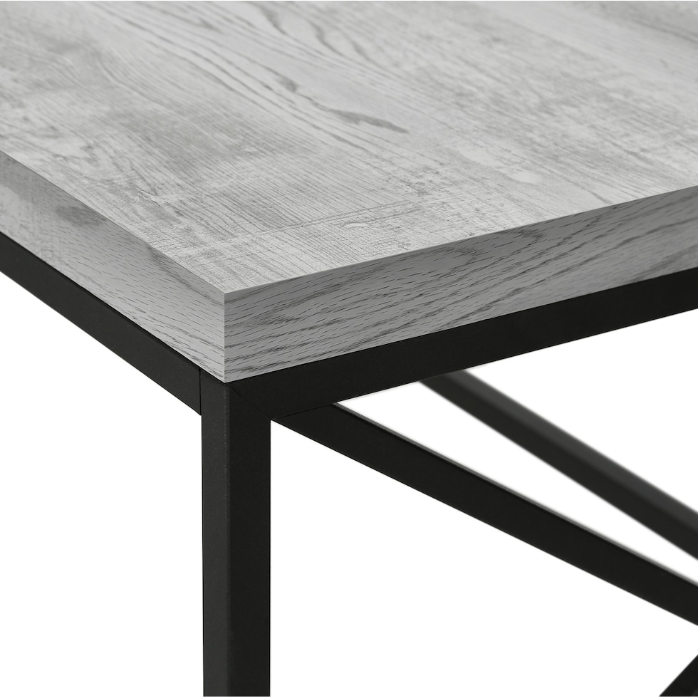 nicholas gray black coffee table   