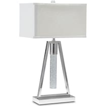nickle ice table silver table lamp   