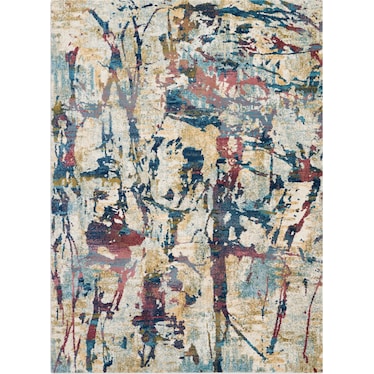 Nicola Area Rug - Cream Multi