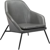 nicole gray accent chair   