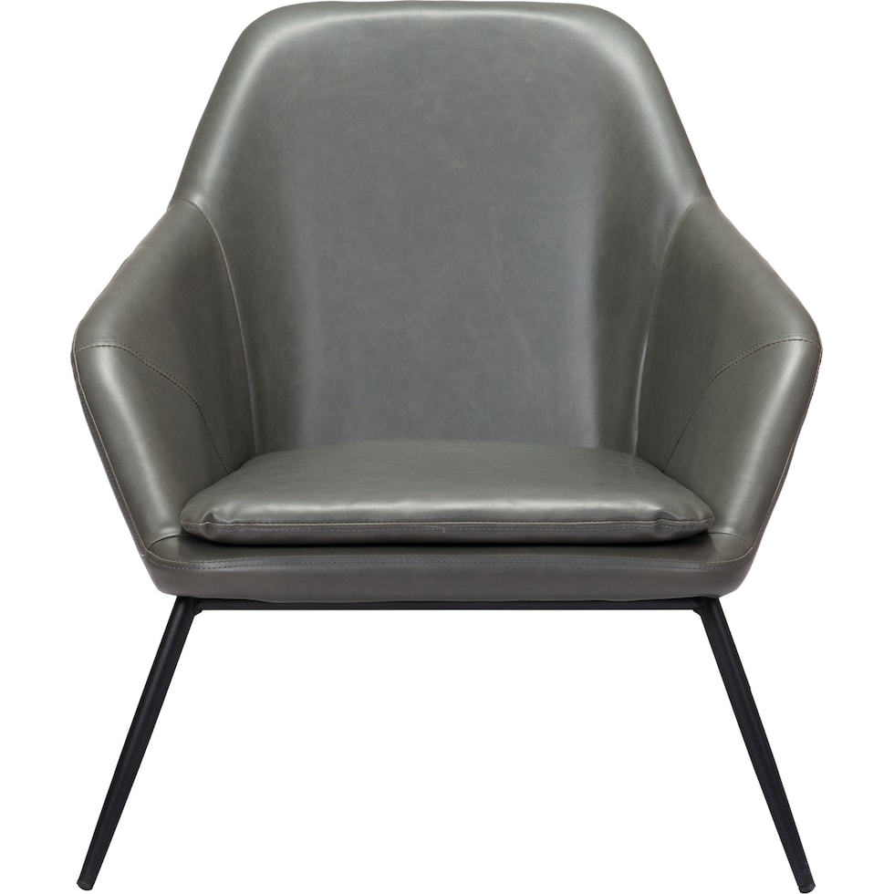 nicole gray accent chair   