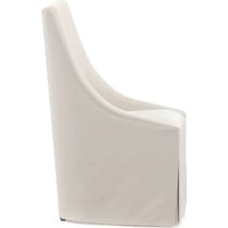nicolette neutral dining chair   