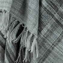 nikau gray blanket   
