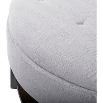 nikki gray ottoman   