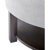 nikki gray ottoman   