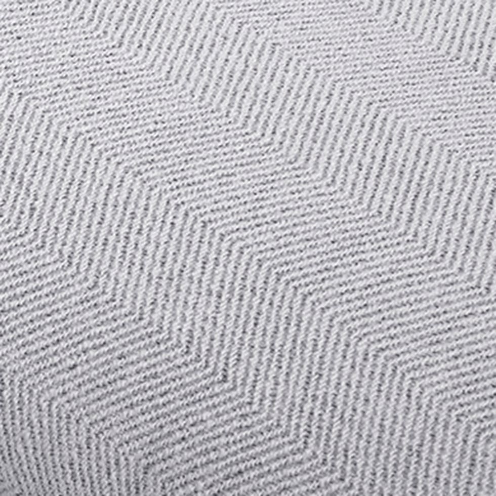 nikki gray ottoman   