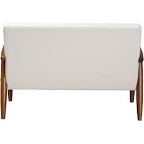 nikolai white loveseat   