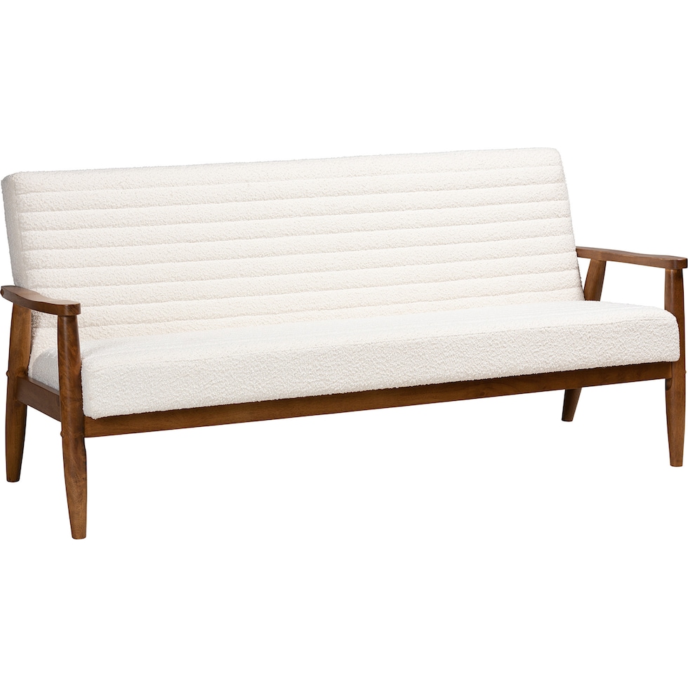 nikolai white sofa   