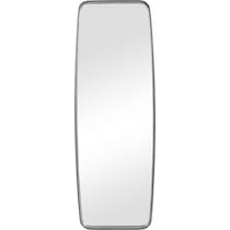 nilda silver wall mirror   