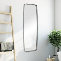 nilda silver wall mirror   