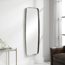 nilda silver wall mirror   