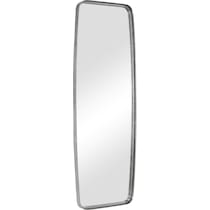 nilda silver wall mirror   