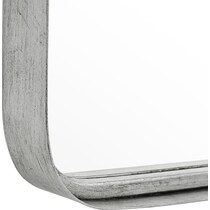 nilda silver wall mirror   