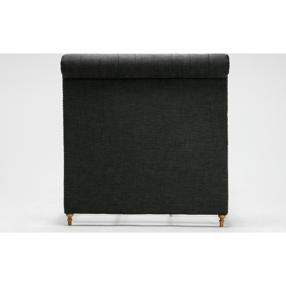 nina gray queen bed   