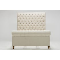 nina neutral queen bed   