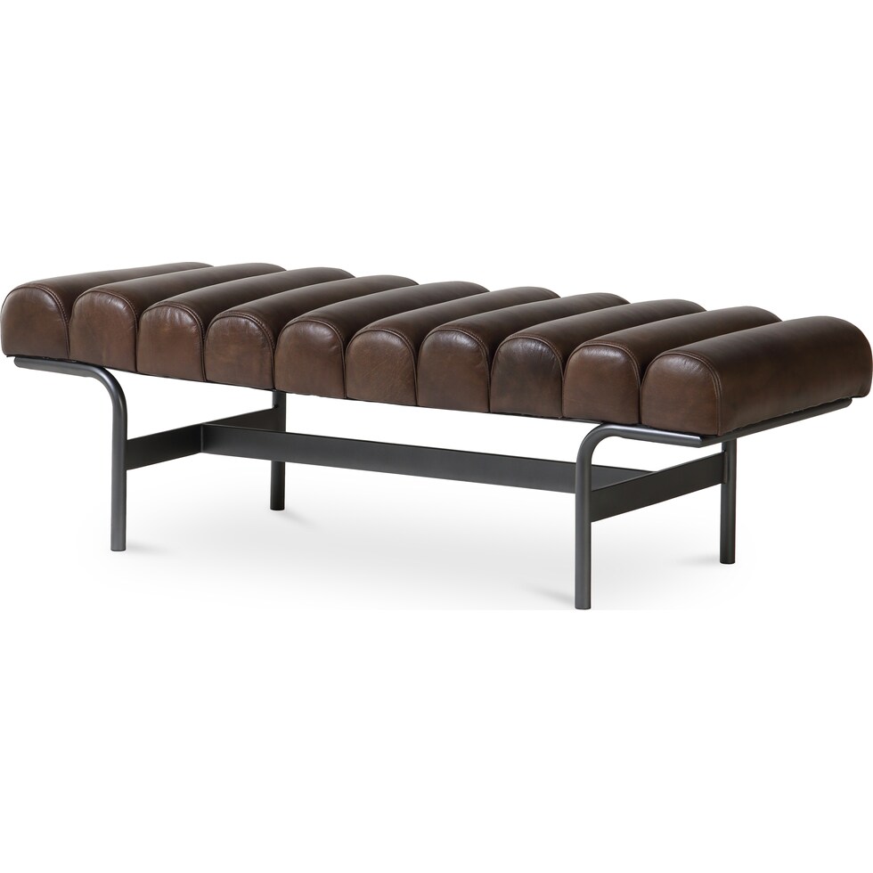 ninette dark brown bench   