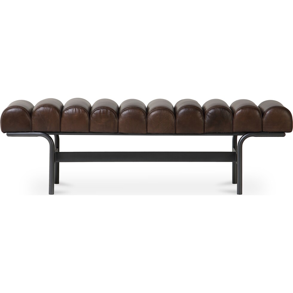 ninette dark brown bench   