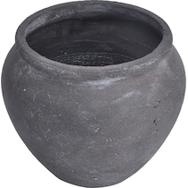 nisso black vase   