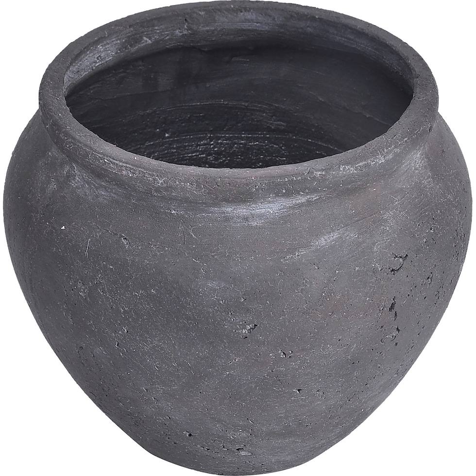 nisso black vase   