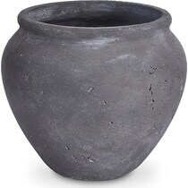 nisso black vase   