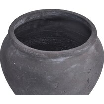nisso black vase   