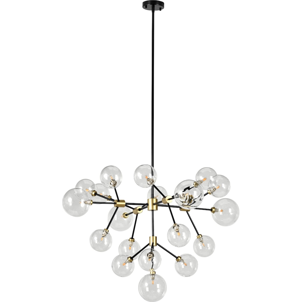 nix gold chandelier   