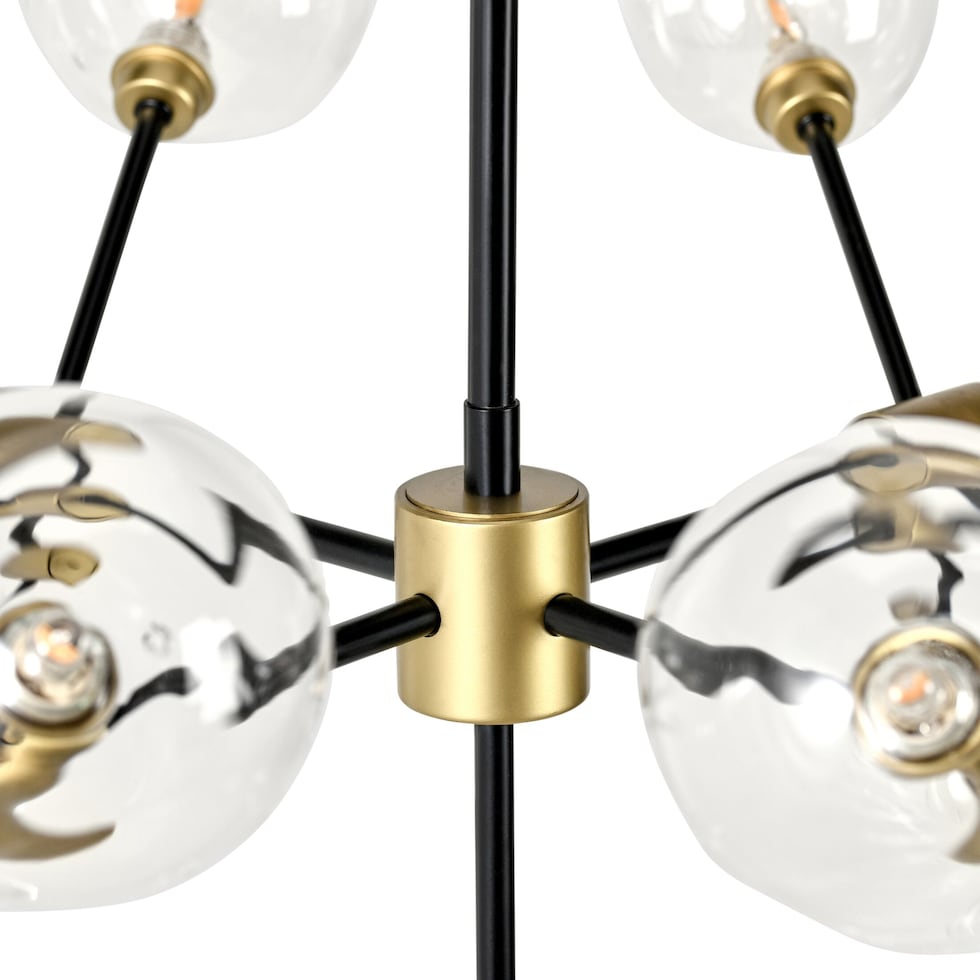 nix gold chandelier   