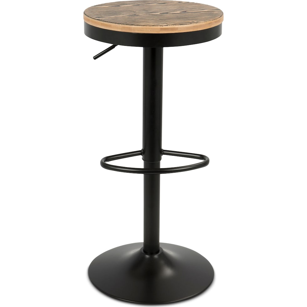 noa black bar stool   