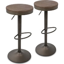 noa black bar stool   