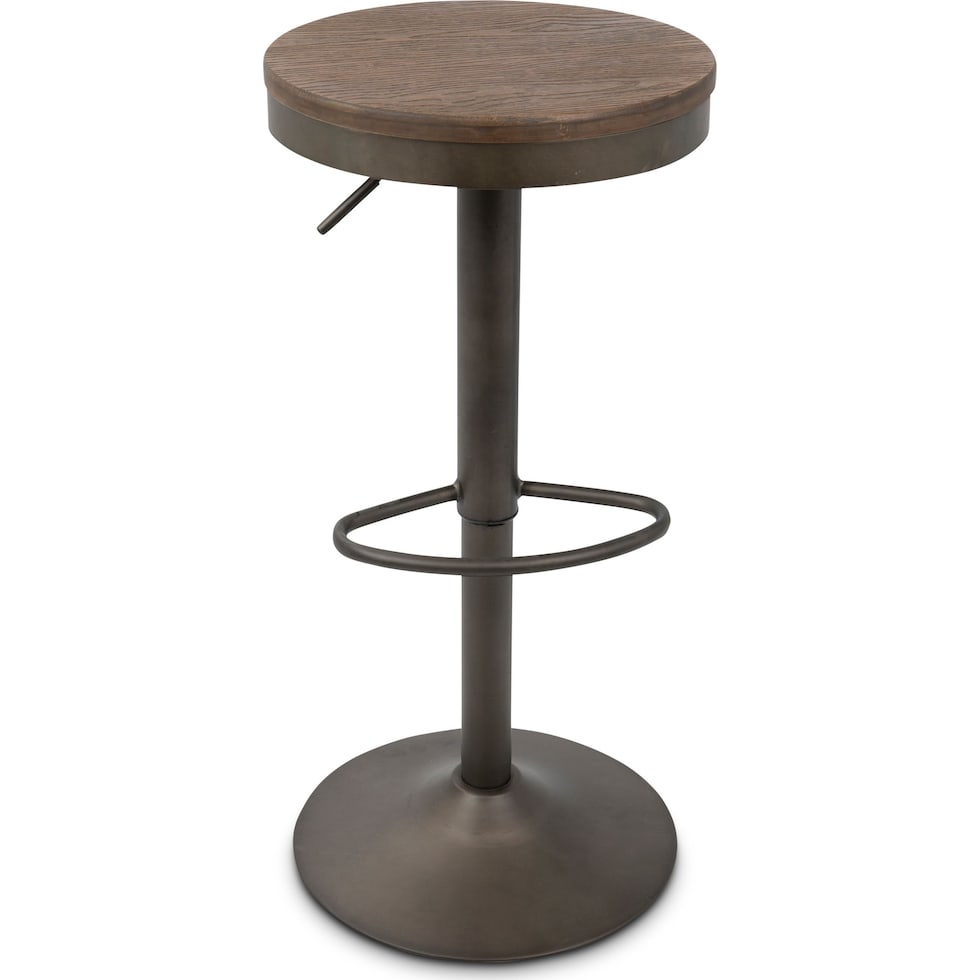 noa black bar stool   