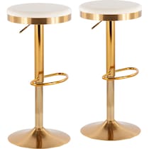noa gold bar stool   