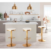 noa gold bar stool   
