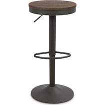 noa gray bar stool   