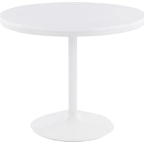 noa white dining table   