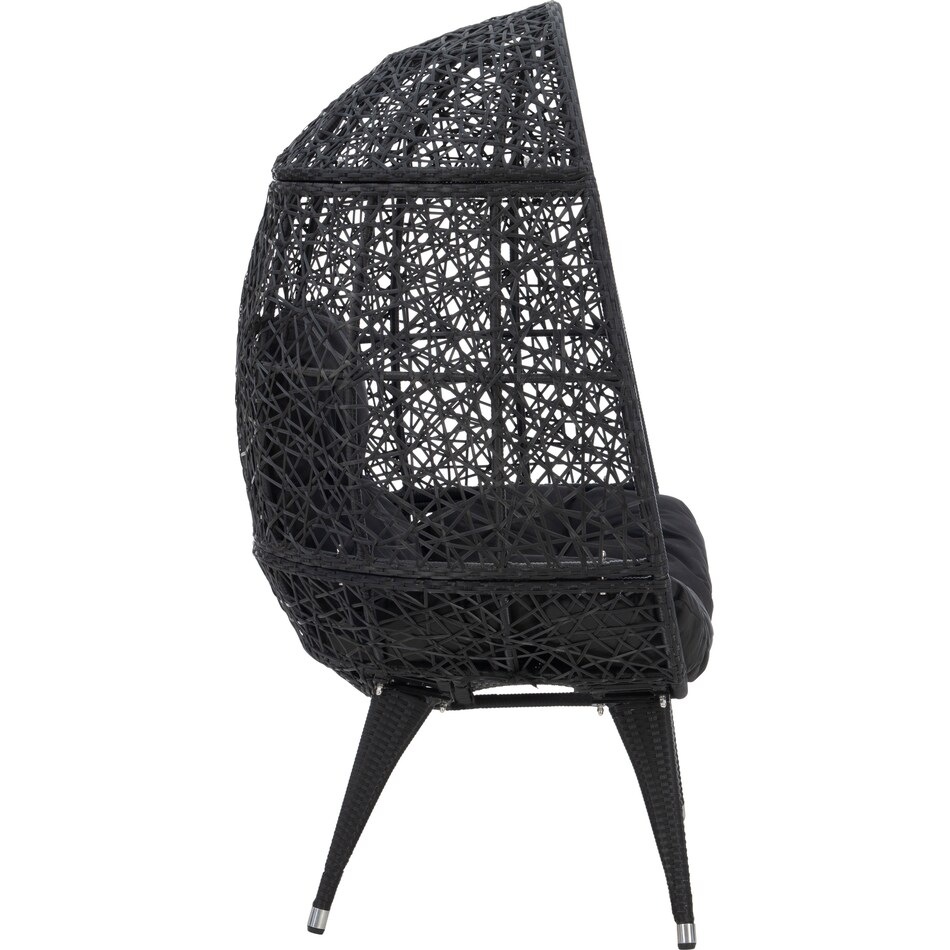 noah black egg chair   