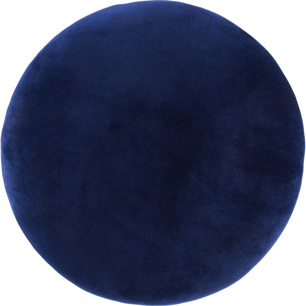 noelle blue gold accent stool   
