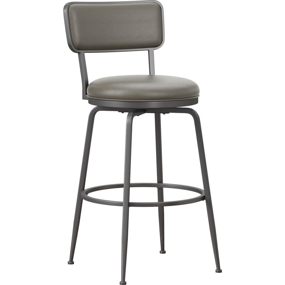 noelle gray bar stool   